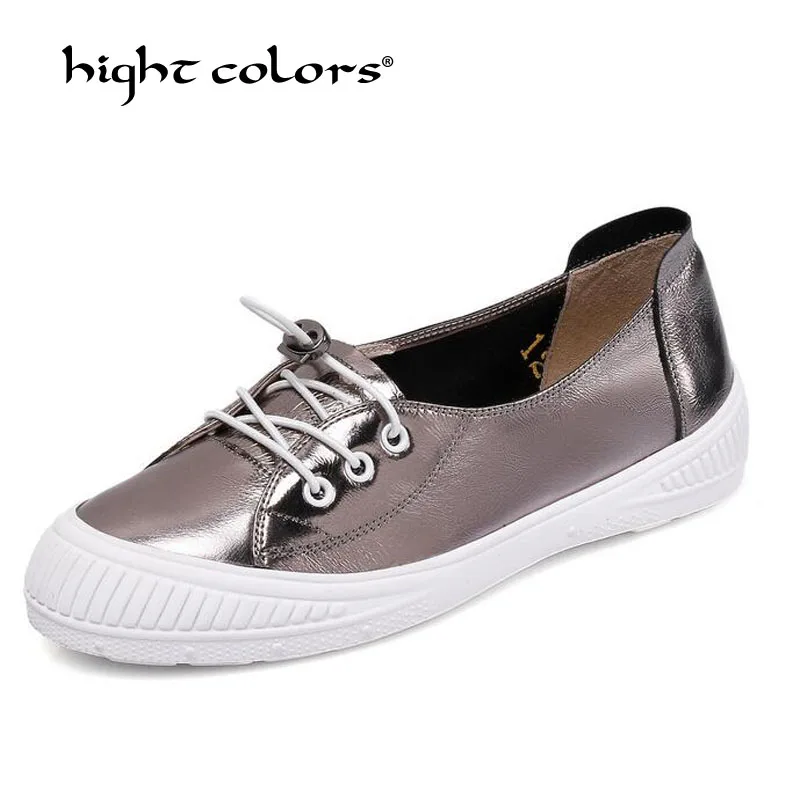 Spring 2019 New Women's Shoes Flats Boat Shoes Casual Loafers Genuine Leather Shoes Woman Fashion Shallow High Quality
Spring 2019 New Women's Shoes Flats Boat Shoes Casual Loafers Genuine Leather Shoes Woman Fashion Shallow High Quality