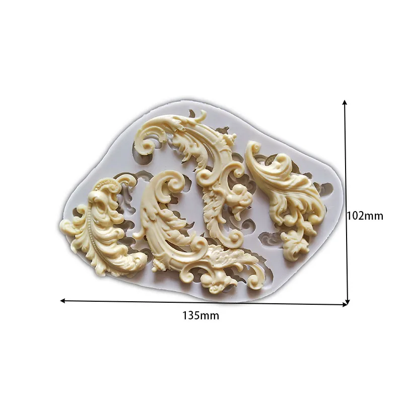 LY-00101-New European Emboss silicone mold Wedding cake decoration mould Cake side chocolate baking tool
LY-00101-New European Emboss silicone mold Wedding cake decoration mould Cake side chocolate baking tool
