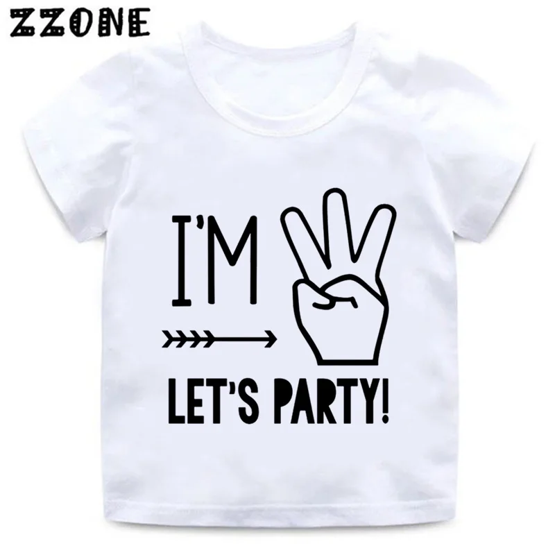 I'm 1/2/3/4/5 Let's Party Print Kids Funny T shirt Baby Birthday Clothes Boys and Girls Summer White T-shirt,ooo5214
I'm 1/2/3/4/5 Let's Party Print Kids Funny T shirt Baby Birthday Clothes Boys and Girls Summer White T-shirt,ooo5214