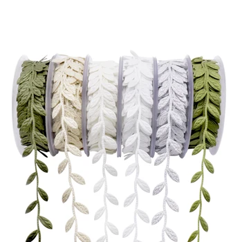 15Yard/roll Green Leaves Decorated Rope Ribbon Vintage Rustic Wedding Party Home Flower Woven Decorative Gift Packing String 
15Yard/roll Green Leaves Decorated Rope Ribbon Vintage Rustic Wedding Party Home Flower Woven Decorative Gift Packing String