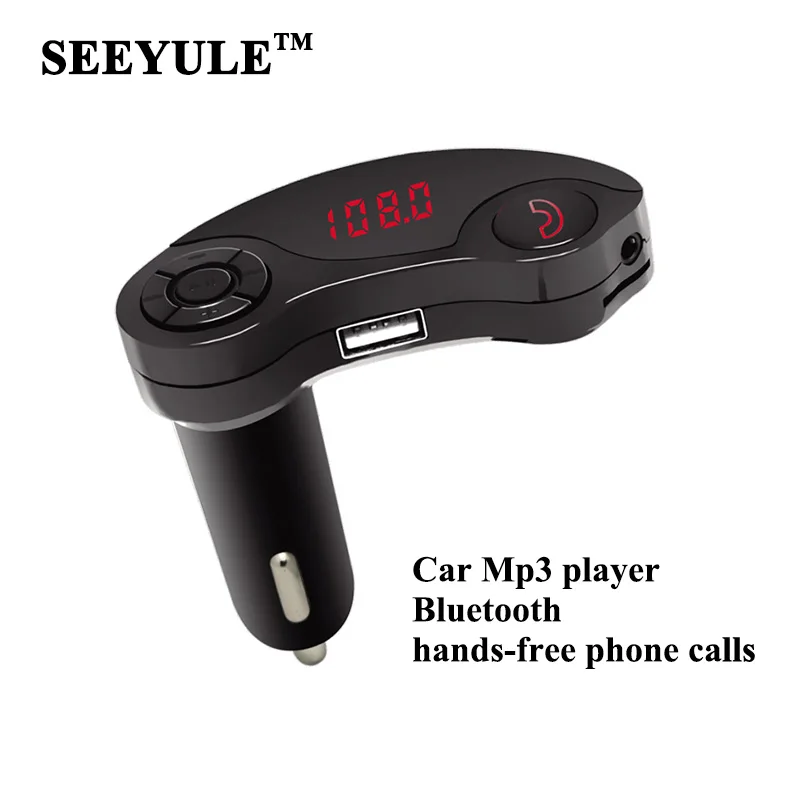1pc SEEYULE New Arrival Car Mp3 Music Player Car FM Transmitter Wireless Bluetooth Hands-free Phone Calls with Phone charger
1pc SEEYULE New Arrival Car Mp3 Music Player Car FM Transmitter Wireless Bluetooth Hands-free Phone Calls with Phone charger