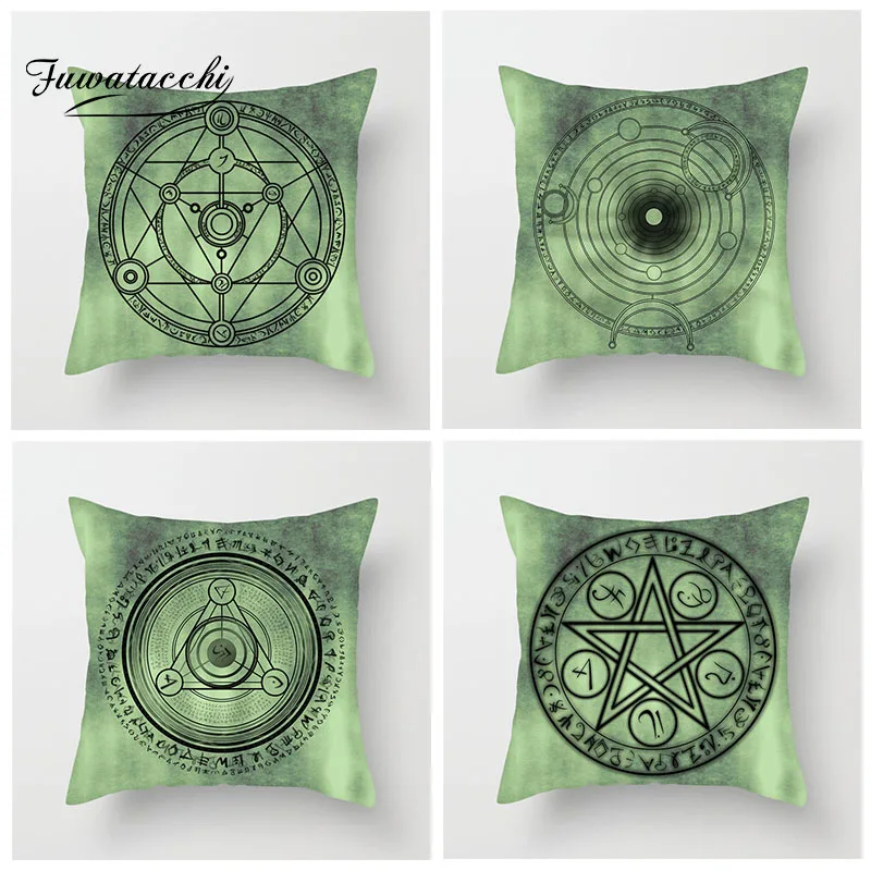 Fuwatacchi Green Geometric Cushion Cover Magic Array Printing Pillow Cover For Home Room Sofa Chair Car Decorative Pillowcases
Fuwatacchi Green Geometric Cushion Cover Magic Array Printing Pillow Cover For Home Room Sofa Chair Car Decorative Pillowcases