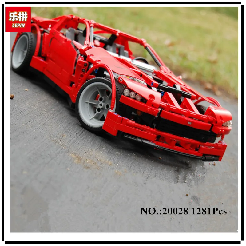 

IN STOCK LEPIN 20028 1281PCS Technic series Super Car assembly toy car model DIY brick building block toy gift for boy gift 8070