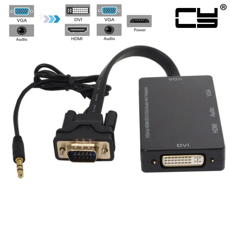 HDMI to VGA Adapter HDMI to DVI Adapter VGA to VGA Audio HDMI DVI Dongle Adapter Multiport Splitter for PC Monitor Projector
HDMI to VGA Adapter HDMI to DVI Adapter VGA to VGA Audio HDMI DVI Dongle Adapter Multiport Splitter for PC Monitor Projector