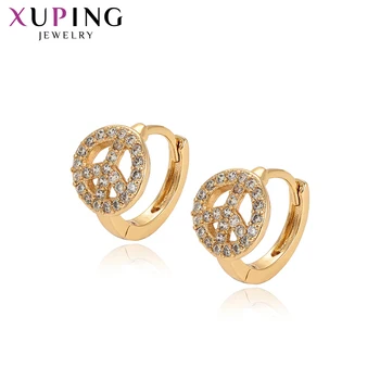Xuping Jewelry Fashion Hoops Earrings Popular Wild Style for Women Cyber Monday Valentine's Day Gifts 97409
Xuping Jewelry Fashion Hoops Earrings Popular Wild Style for Women Cyber Monday Valentine's Day Gifts 97409