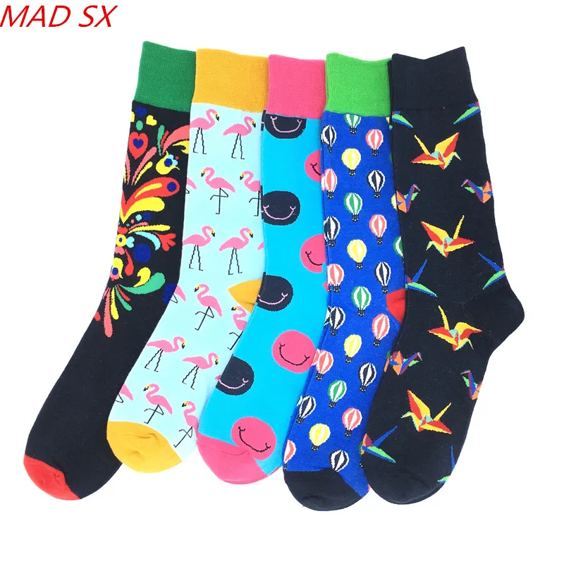 5 pairs/lot Men's Colorful Pattern Combed Cotton Socks man Casual Dress Crew Socks The latest fashion style happy socks
5 pairs/lot Men's Colorful Pattern Combed Cotton Socks man Casual Dress Crew Socks The latest fashion style happy socks