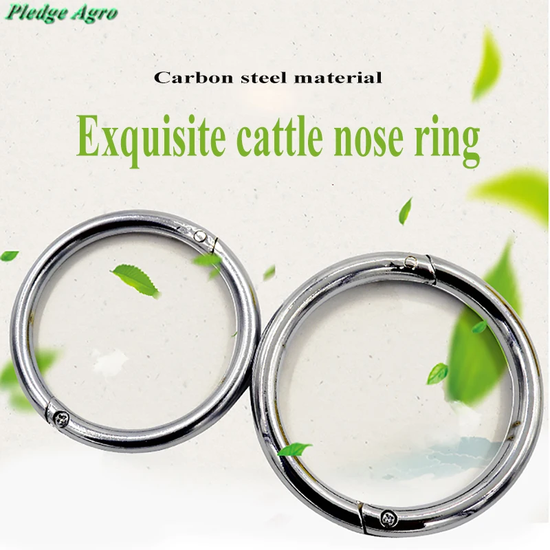 One Piece Nose Ring Cattle Bovine Restraint Squeezer Cow Nose Clip Pasture Ranch Equipment Farming Equipment Veterinary Tools
One Piece Nose Ring Cattle Bovine Restraint Squeezer Cow Nose Clip Pasture Ranch Equipment Farming Equipment Veterinary Tools