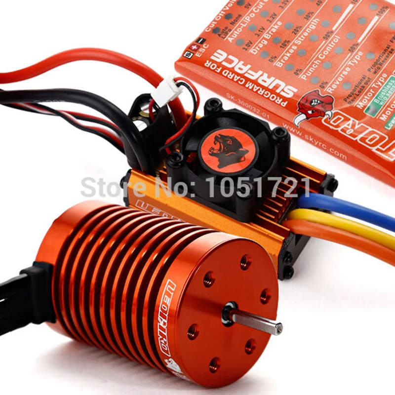 SKYRC LEOPARD 60A ESC 12T 3300KV Brushless Motor esc Combo + Program Card for RC Car Original
SKYRC LEOPARD 60A ESC 12T 3300KV Brushless Motor esc Combo + Program Card for RC Car Original