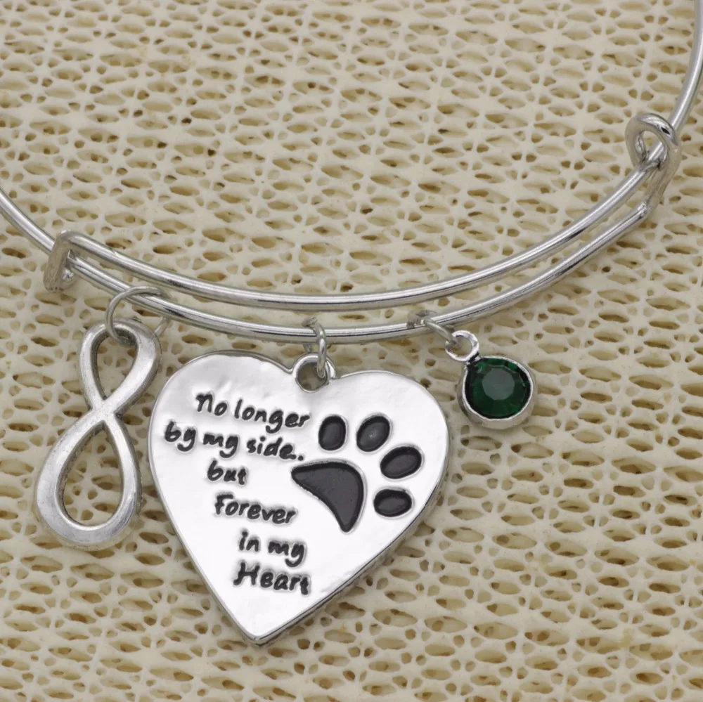 Fashion adjustable bracelet crystal Jewelry Infiniti No longer by my side but forever in my heart pendant Bangle B170
Fashion adjustable bracelet crystal Jewelry Infiniti No longer by my side but forever in my heart pendant Bangle B170