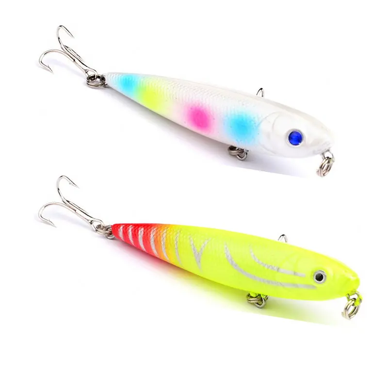 1pc Pencil Lure Fishing Bait 8cm 8.6g Topwater High Quality Fake Fish 3D Eyes Wobblers Swimbait Crankbait Bass Pike
1pc Pencil Lure Fishing Bait 8cm 8.6g Topwater High Quality Fake Fish 3D Eyes Wobblers Swimbait Crankbait Bass Pike