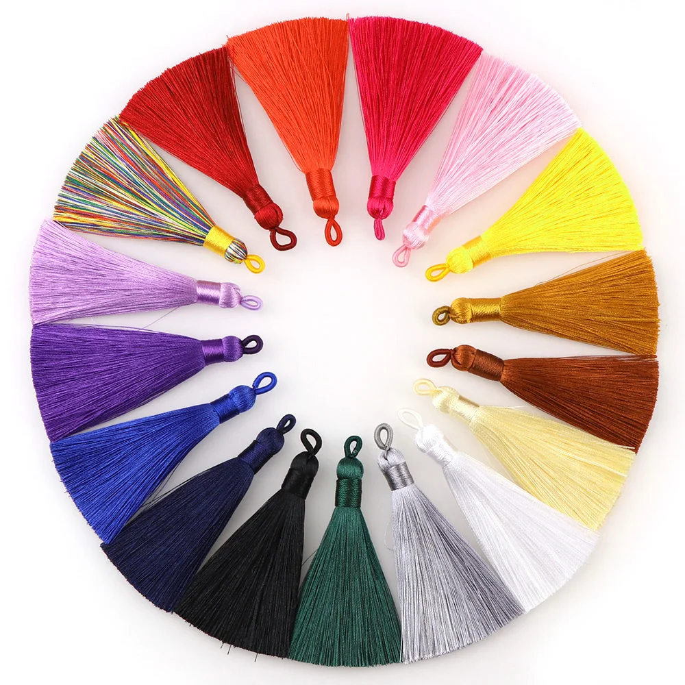 5Pcs/set 8cm Tassel Polyester Line For Purl Macrame DIY Jewelry Key Chain Fringe Cellphone Earring Decoration Crafts DIY Accesso
5Pcs/set 8cm Tassel Polyester Line For Purl Macrame DIY Jewelry Key Chain Fringe Cellphone Earring Decoration Crafts DIY Accesso