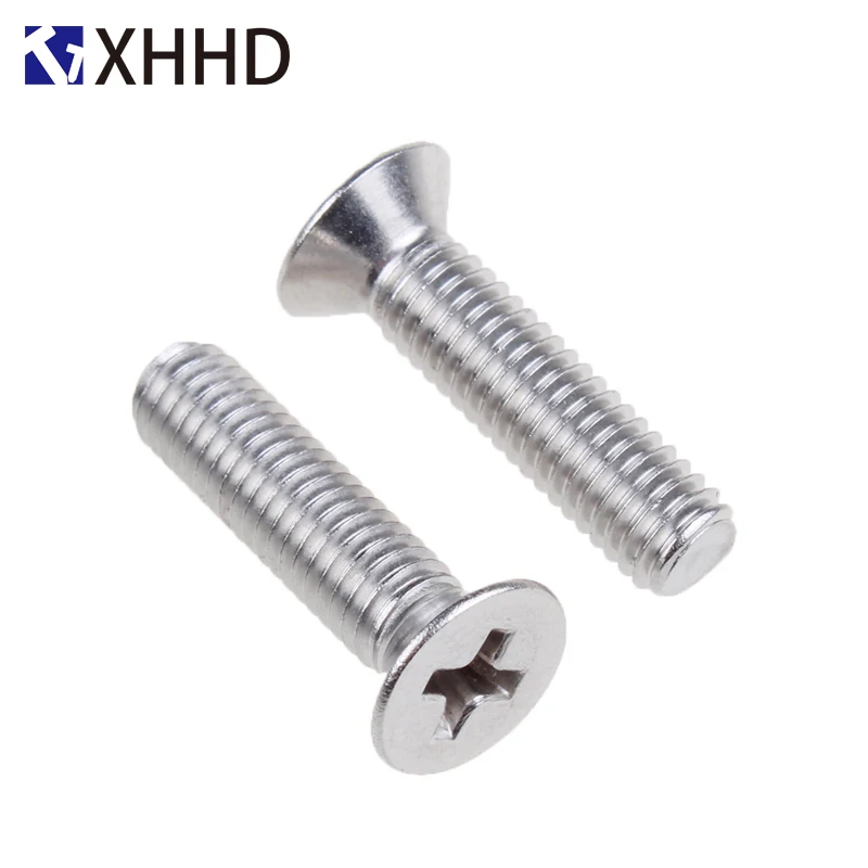 304 Stainless Steel Phillips Flat Head Machine Screw Metric Threaded Countersunk Cross Recessed Bolt M6 M8
304 Stainless Steel Phillips Flat Head Machine Screw Metric Threaded Countersunk Cross Recessed Bolt M6 M8