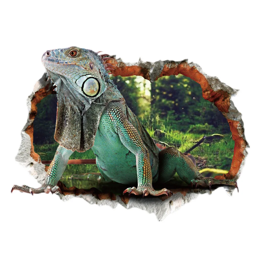 PVC Waterproof Wall Stickers 3D Broken Wall Lizard Stickers Bedroom Living Room Bathroom Background Decoration wall decor jan10
PVC Waterproof Wall Stickers 3D Broken Wall Lizard Stickers Bedroom Living Room Bathroom Background Decoration wall decor jan10