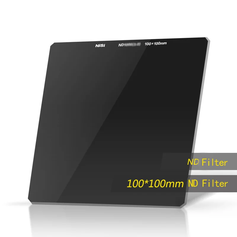 

NiSi 100x100mm Nano IR MC ND1000 ND64 ND8 Camera Filter, ND 0.9 1.8 3.0 Glass 4x4 Square 3 6 10 Stop Neutral Density Filter