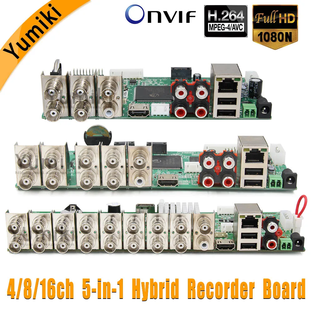 5 in 1 4CH/8CH/16CH AHD DVR Surveillance Security CCTV Recorder DVR 1080N Hybrid DVR Board For Analog AHD CVI TVI IP
5 in 1 4CH/8CH/16CH AHD DVR Surveillance Security CCTV Recorder DVR 1080N Hybrid DVR Board For Analog AHD CVI TVI IP
