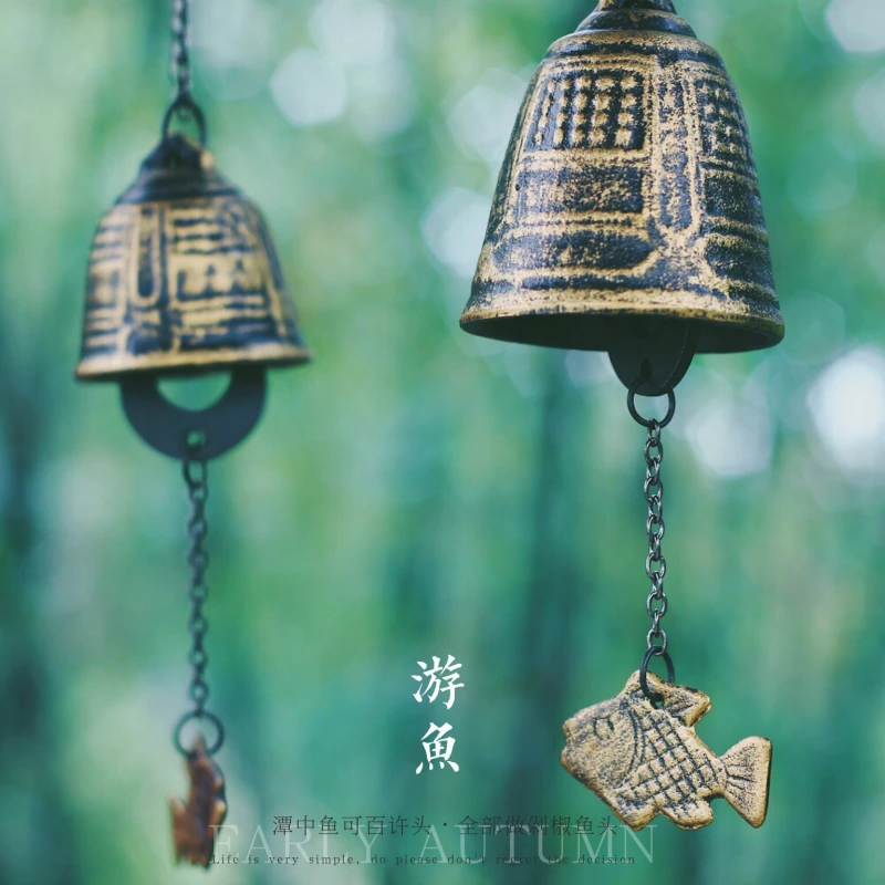 Japanese Style Furin Cast Iron Wind-bell Temple Wind-chime Temples Pray and Blessing Gifts Hanging Decor
Japanese Style Furin Cast Iron Wind-bell Temple Wind-chime Temples Pray and Blessing Gifts Hanging Decor