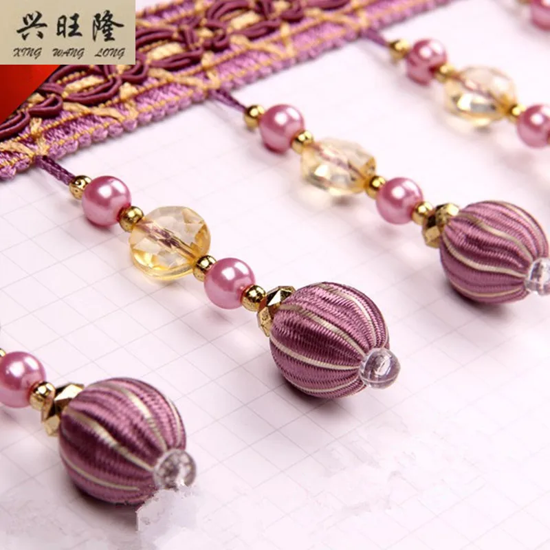 XWL 12M/Lot Crystal Beads Curtain Accessories Tassel Fringe Lace Trim Ribbon DIY Sewing Sofa Home Textile Decor Curtain Fabrics
XWL 12M/Lot Crystal Beads Curtain Accessories Tassel Fringe Lace Trim Ribbon DIY Sewing Sofa Home Textile Decor Curtain Fabrics