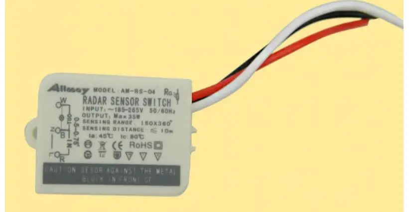 1 piece Mini 35W Radar Light Sensor Switch Body Sensor Intelligent Light Lamps Motion Sensing Switch led driver
1 piece Mini 35W Radar Light Sensor Switch Body Sensor Intelligent Light Lamps Motion Sensing Switch led driver