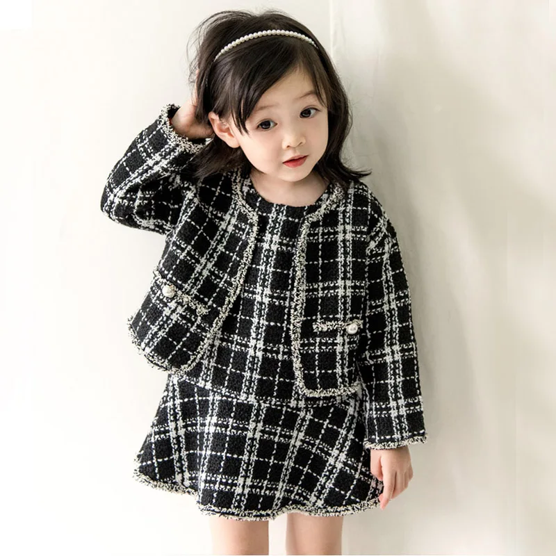 Celveroso Baby Girl Sweater Cardigan Kids Girl Knitted Suspender Skirt Set Infant plaid Ruffle Skirt sueter infantil little girl
Celveroso Baby Girl Sweater Cardigan Kids Girl Knitted Suspender Skirt Set Infant plaid Ruffle Skirt sueter infantil little girl