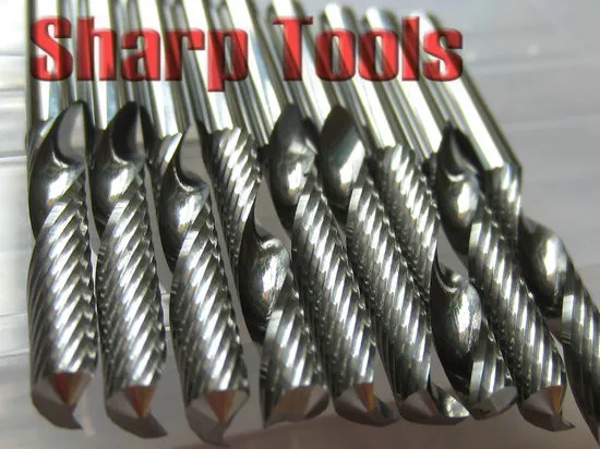 one flute spiral bits cnc carbide endmill milling cutter tools