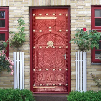 Red Iron Door 3D Door Sticker Decal Art Decor Vinyl Removable Mural Poster Scene Window Door Sticker
Red Iron Door 3D Door Sticker Decal Art Decor Vinyl Removable Mural Poster Scene Window Door Sticker