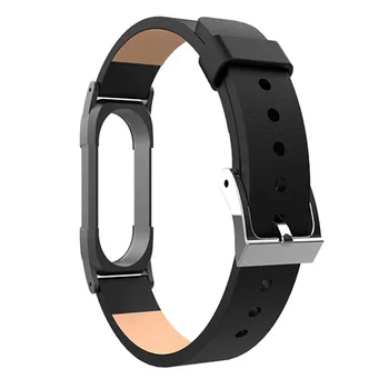 Smart Watch Genuine Leather Replacement Band For Xiaomi Mi Band 4 Bracele With Metal Case Cover Best Gift For Girls Boy Sport
Smart Watch Genuine Leather Replacement Band For Xiaomi Mi Band 4 Bracele With Metal Case Cover Best Gift For Girls Boy Sport