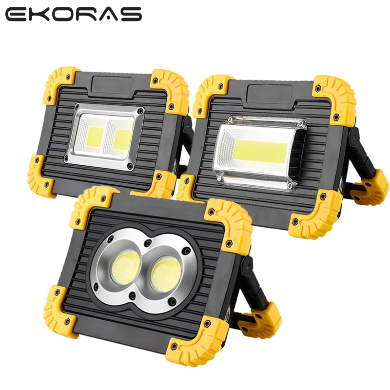 LED Portable Spotlight Rechargeable LED Work Light 18650 Battery Outdoor Flood Light For Hunting Camping Led Latern Flashlight
LED Portable Spotlight Rechargeable LED Work Light 18650 Battery Outdoor Flood Light For Hunting Camping Led Latern Flashlight