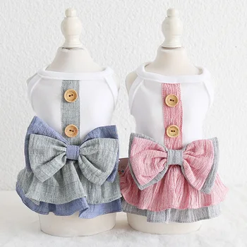 New ~ 2019 spring and summer greatly big bowknot is wooden buckles dress Leung skirt Yorkshire dog clothes
New ~ 2019 spring and summer greatly big bowknot is wooden buckles dress Leung skirt Yorkshire dog clothes