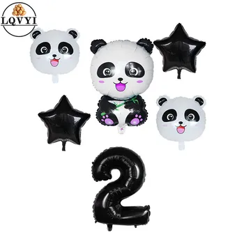 1Set Cartoon Panda Foil Balloons Kids Birthday Party Decoration Animal Panda 30 Inch Black Number Balloon Jungle Party Kids toys
1Set Cartoon Panda Foil Balloons Kids Birthday Party Decoration Animal Panda 30 Inch Black Number Balloon Jungle Party Kids toys