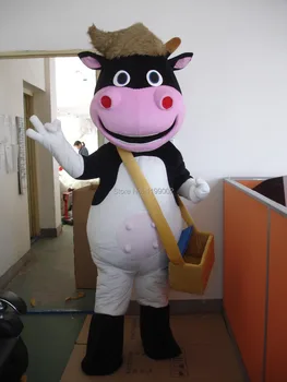 Hot Sale Christmas Lovely cow mascot costume for adult Fancy Dress Charactor Party Mascot Costume Free Shipping
Hot Sale Christmas Lovely cow mascot costume for adult Fancy Dress Charactor Party Mascot Costume Free Shipping