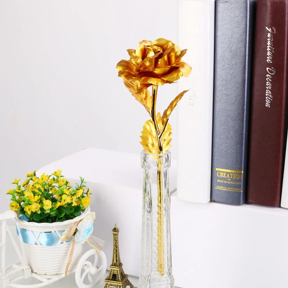 24K Gold Foil Rose 24K Golden Rose Flower Valentine's Day Gift 24K Gold Plated Flower Wedding Gold Dipped Paper Flowers DropShip
24K Gold Foil Rose 24K Golden Rose Flower Valentine's Day Gift 24K Gold Plated Flower Wedding Gold Dipped Paper Flowers DropShip