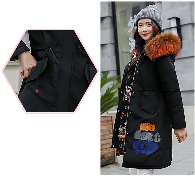 Long Winter Jackets And Coats Woman Warm Women Parka 2018 Winter Linen Cotton Coat Women Both Sides Wear Coats LZ976 (20)