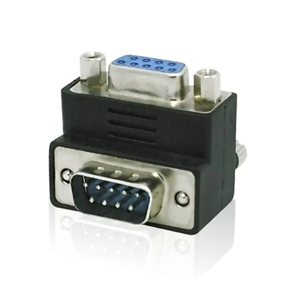 270 Degree RS232 D-Sub 9Pin Male screw type To 9Pin Female Nut type extension Adapter
270 Degree RS232 D-Sub 9Pin Male screw type To 9Pin Female Nut type extension Adapter