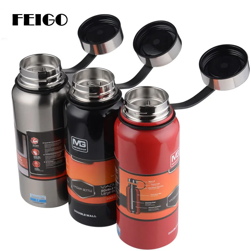 FEIGO 1Pcs New Stainless Steel Cups Sports Thermo Insulation Bottle Outdoor Water Cup With Filter Large Capacity 900/1100ml F380
FEIGO 1Pcs New Stainless Steel Cups Sports Thermo Insulation Bottle Outdoor Water Cup With Filter Large Capacity 900/1100ml F380