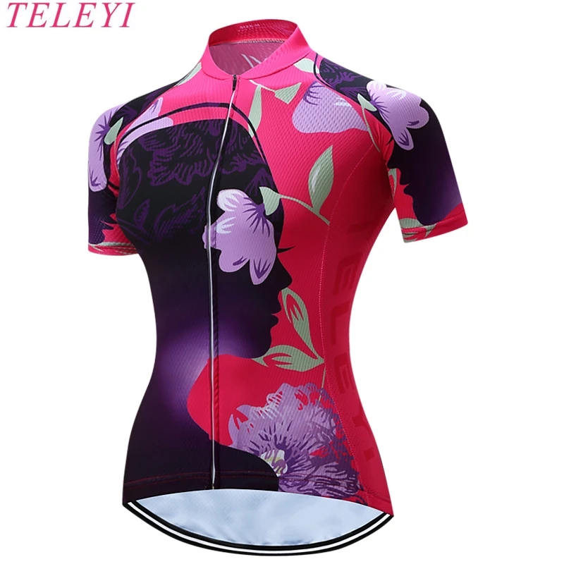 TELEYI Summer Women Ropa Ciclismo Orchid Breathable MTB Bicycle Cycling Jerseys Racing Bike Pro Team Cycling Clothing T#10
TELEYI Summer Women Ropa Ciclismo Orchid Breathable MTB Bicycle Cycling Jerseys Racing Bike Pro Team Cycling Clothing T#10