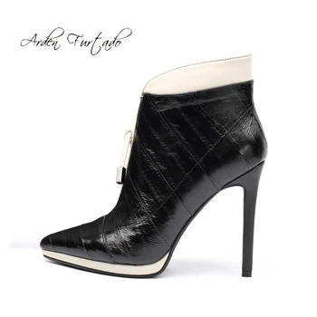 Arden Furtado fashion women's winter 2019 pointed toe stilettos heels zipper online celebrity shoes genuine leather ankle boots
Arden Furtado fashion women's winter 2019 pointed toe stilettos heels zipper online celebrity shoes genuine leather ankle boots