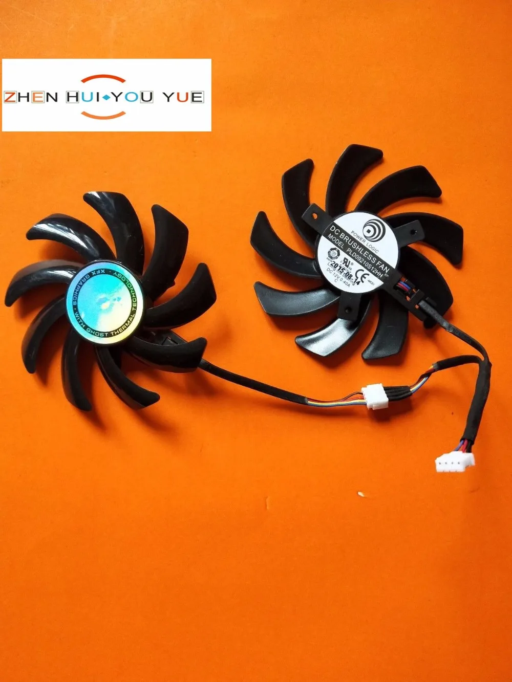 

original for video card XFX R9 290X 280X 270X cooling fan 12V 0.40A PLD09210S12HH