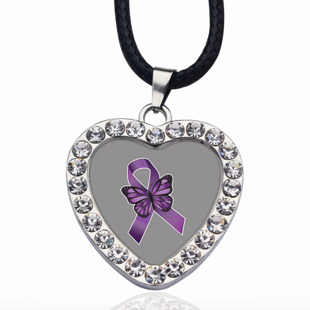 Fibromyalgia Awareness Circle Charm Necklace Jewelry Fashion Popular Beads Chain Crystal Grain Pendant Necklace
Fibromyalgia Awareness Circle Charm Necklace Jewelry Fashion Popular Beads Chain Crystal Grain Pendant Necklace