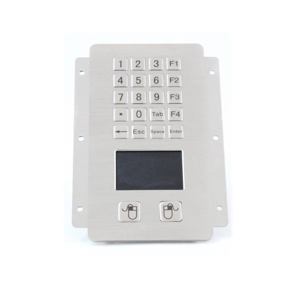 Kiosk Keyboard Manufacturer Waterproof Touch Screen Keypad Metal Frame Keyboard Vending Machines Numeric Compact Keyboard
Kiosk Keyboard Manufacturer Waterproof Touch Screen Keypad Metal Frame Keyboard Vending Machines Numeric Compact Keyboard