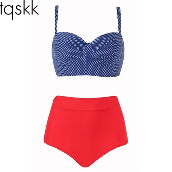 TQSKK 2019 New Arrival Bandeau Bikini Set Swimwear Female Two Pieces Swimsuit High Waist Bikini Women Bathing Suit biquini XL
TQSKK 2019 New Arrival Bandeau Bikini Set Swimwear Female Two Pieces Swimsuit High Waist Bikini Women Bathing Suit biquini XL