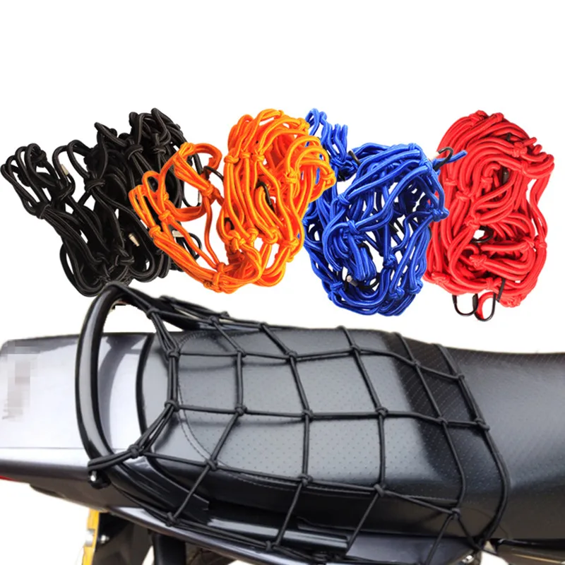 40X40cm Motorcycle Adjustable 6 Hooks Luggage Cargo Helmet Mesh Elastic Network Motorcycle Luggage Net
40X40cm Motorcycle Adjustable 6 Hooks Luggage Cargo Helmet Mesh Elastic Network Motorcycle Luggage Net