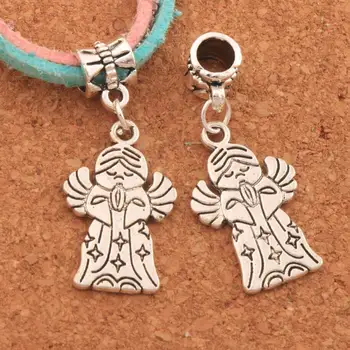 Prayer Angel With Wings Big Hole Beads 35.4x15mm 100PCS zinc alloy Dangle Fit European Charm Bracelets Jewelry DIY B221
Prayer Angel With Wings Big Hole Beads 35.4x15mm 100PCS zinc alloy Dangle Fit European Charm Bracelets Jewelry DIY B221