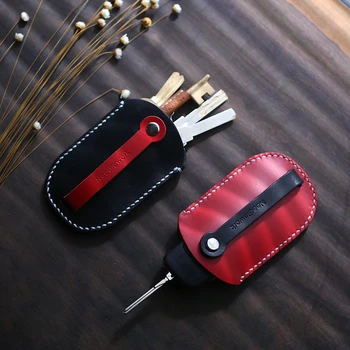 Top Cow Leather Key Wallets Handmade Car Key Holder Case Fashion Keychain Cover Car Key Organizer Bag Unsex
Top Cow Leather Key Wallets Handmade Car Key Holder Case Fashion Keychain Cover Car Key Organizer Bag Unsex