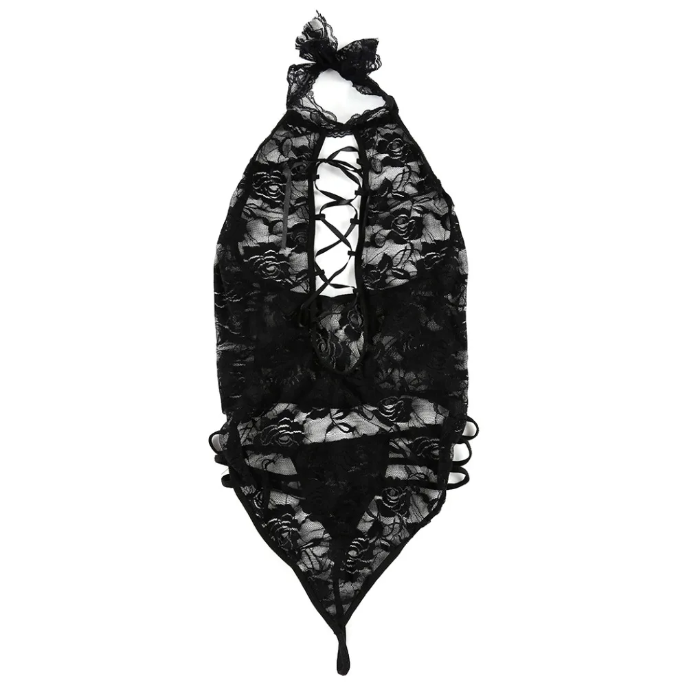 Lace Bodysuits Baby Doll Sexy Lingerie Women Hot Sexy Solid Transparent Erotic Lingerie Sex Costumes Fishnet Underwear aeProduct.getSubject()