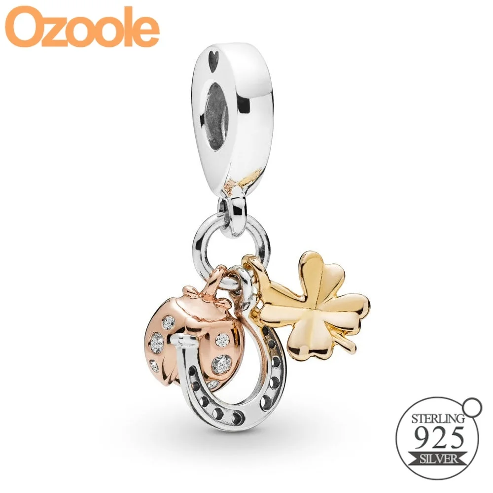 2019 New Spring Authentic 925 Sterling Silver Horseshoe Clover and Ladybird Dangle Charm Bead Fit Original Bracelet Jewelry Gift
2019 New Spring Authentic 925 Sterling Silver Horseshoe Clover and Ladybird Dangle Charm Bead Fit Original Bracelet Jewelry Gift