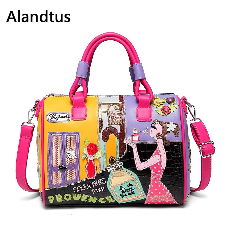 Alandtus Women Cartoon Handbags Fashion Female Leather Shoulder Bag Lady Candy Crossbody Bag Messenger Bag For Women Tote Bags
Alandtus Women Cartoon Handbags Fashion Female Leather Shoulder Bag Lady Candy Crossbody Bag Messenger Bag For Women Tote Bags