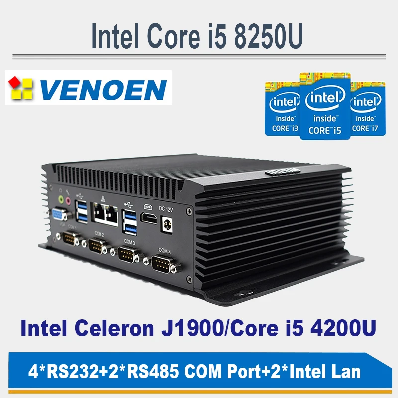 8TH Gen Quad Core Industrial Computer Intel Core i5 8250U 2 Intel Lan USFF HDMI VGA WIFI RS485 COM Router Minipc
8TH Gen Quad Core Industrial Computer Intel Core i5 8250U 2 Intel Lan USFF HDMI VGA WIFI RS485 COM Router Minipc