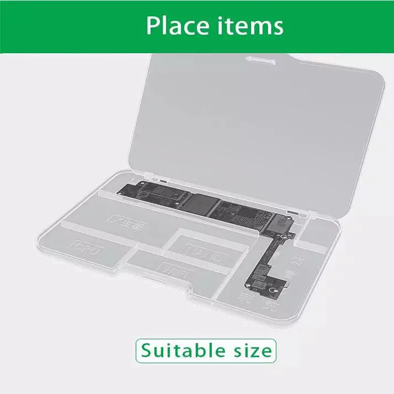 Phone Repair Motherboard Storage Box iPhone X 8P 8 7P 7 6 Anti Break Mainboard Organizer
Phone Repair Motherboard Storage Box iPhone X 8P 8 7P 7 6 Anti Break Mainboard Organizer