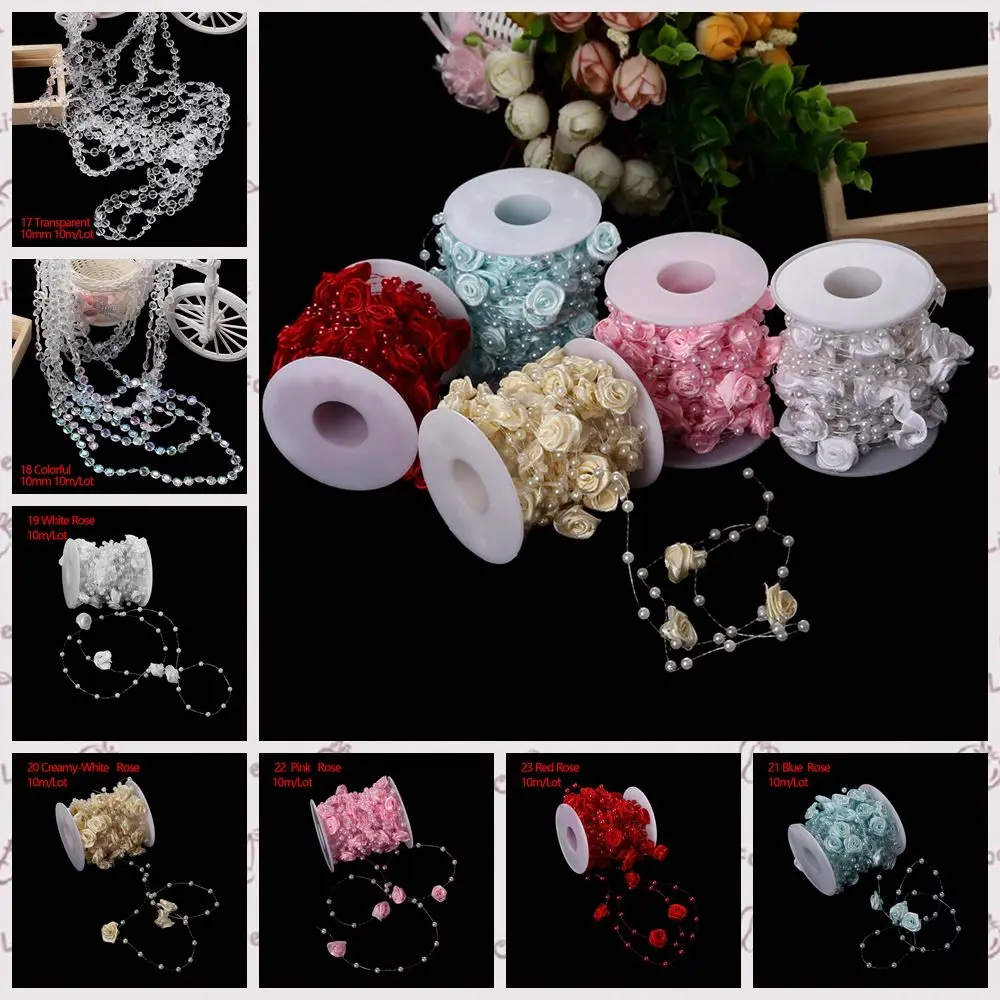 1Bag Hpt-sale Popular 5-30m Multi-size ABS Imitation Pearl Beads Chain Trim for DIY Wedding Party Decor DIY Handmade Jewelry
1Bag Hpt-sale Popular 5-30m Multi-size ABS Imitation Pearl Beads Chain Trim for DIY Wedding Party Decor DIY Handmade Jewelry