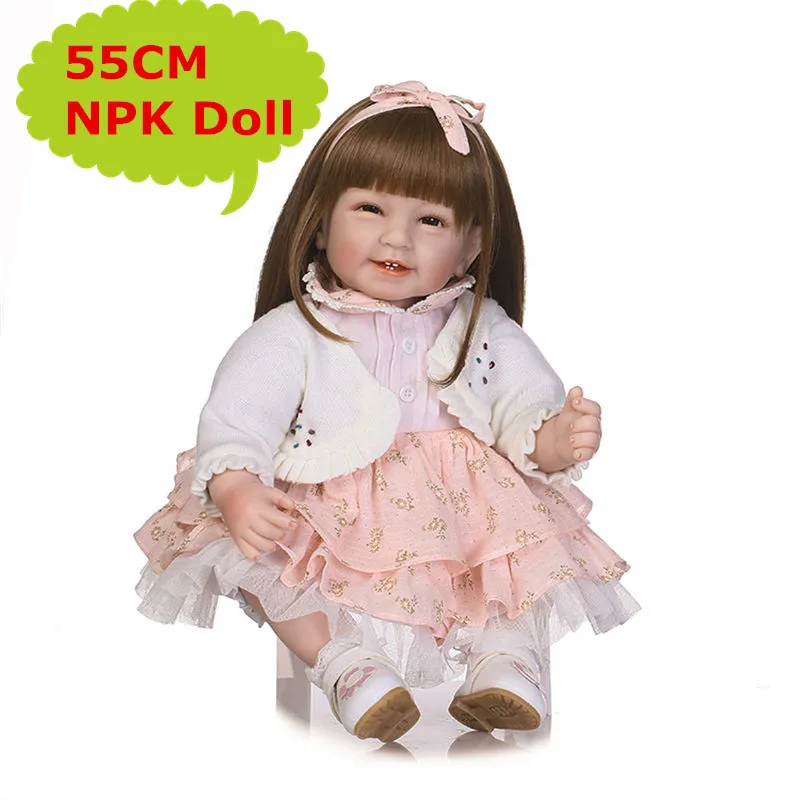 Special Clothes NPK 55cm 22inch Reborn Toddler Dolls Lifelike Reborn Baby Girl Dolls Best Bebe Reborn As Toys For Children
Special Clothes NPK 55cm 22inch Reborn Toddler Dolls Lifelike Reborn Baby Girl Dolls Best Bebe Reborn As Toys For Children